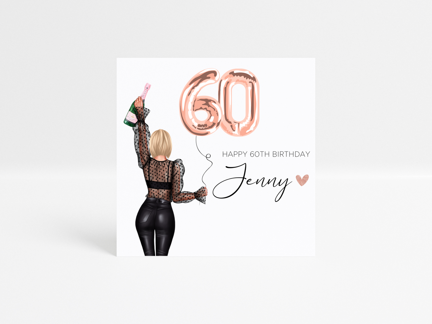 Personalised 60th Birthday Card