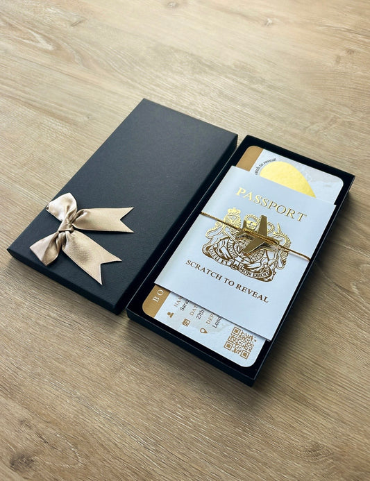Personalised Boarding Pass Scratch Card